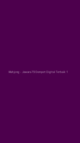 Tampilan Antarmuka Aplikasi Mahjong - 1