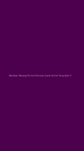 Tampilan Antarmuka Aplikasi Mainbiar Menang Portal Informasi Game Online Terupdate - 3