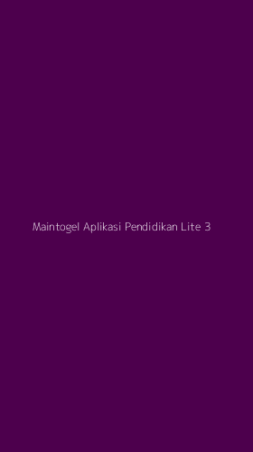 Tampilan Antarmuka Aplikasi Maintogel Aplikasi Pendidikan Lite - 3