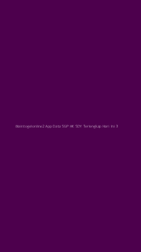 Tampilan Antarmuka Aplikasi Maintogelonline2 App Data Sgp Hk Sdy Terlengkap Hari Ini - 3
