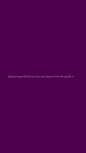Tampilan Antarmuka Aplikasi Majubersama168 Portal Informasi Game Online Terupdate - 4