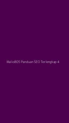 Tampilan Antarmuka Aplikasi Malio805 Panduan Seo Terlengkap - 4