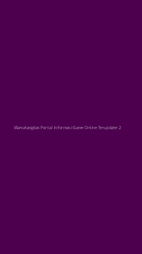Tampilan Antarmuka Aplikasi Mamatangkas Portal Informasi Game Online Terupdate - 2
