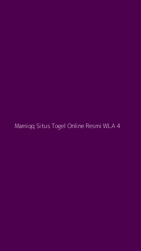 Tampilan Antarmuka Aplikasi Mamiqq Situs Togel Online Resmi Wla - 4