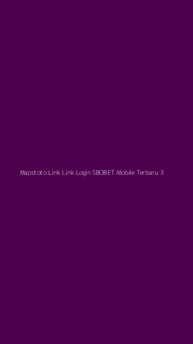 Tampilan Antarmuka Aplikasi Mapstoto Link Link Login Sbobet Mobile Terbaru - 3