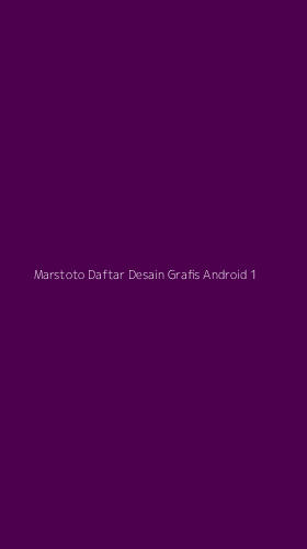 Tampilan Antarmuka Aplikasi Marstoto Daftar Desain Grafis Android - 1