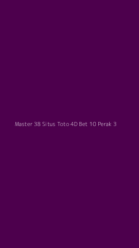 Tampilan Antarmuka Aplikasi Master 38 Situs Toto 4d Bet 10 Perak - 3