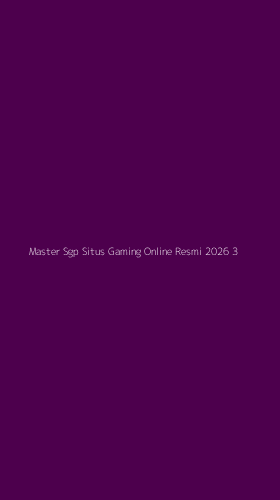 Tampilan Antarmuka Aplikasi Master Sgp Situs Gaming Online Resmi 2026 - 3
