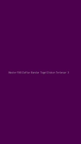 Tampilan Antarmuka Aplikasi Master198 Daftar Bandar Togel Diskon Terbesar - 3