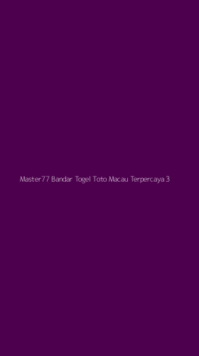 Tampilan Antarmuka Aplikasi Master77 Bandar Togel Toto Macau Terpercaya - 3