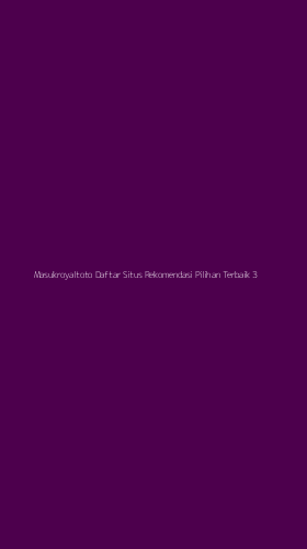 Tampilan Antarmuka Aplikasi Masukroyaltoto Daftar Situs Rekomendasi Pilihan Terbaik - 3