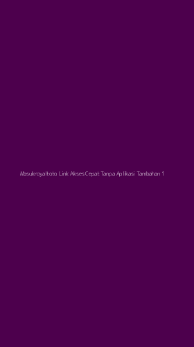 Tampilan Antarmuka Aplikasi Masukroyaltoto Link Akses Cepat Tanpa Aplikasi Tambahan - 1