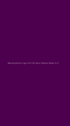Tampilan Antarmuka Aplikasi Masukroyaltoto Login Info Slot Gacor Maxwin Malam Ini - 3