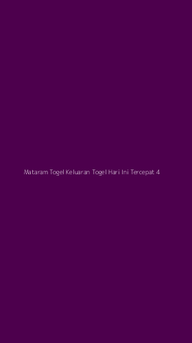 Tampilan Antarmuka Aplikasi Mataram Togel Keluaran Togel Hari Ini Tercepat - 4