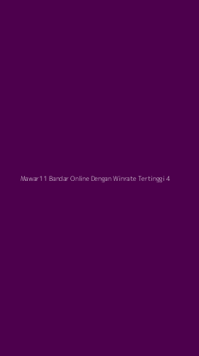 Tampilan Antarmuka Aplikasi Mawar11 Bandar Online Dengan Winrate Tertinggi - 4