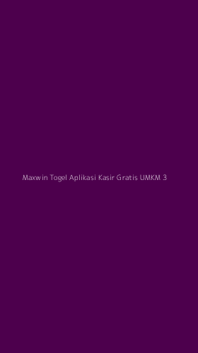 Tampilan Antarmuka Aplikasi Maxwin Togel Aplikasi Kasir Gratis Umkm - 3