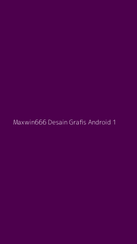 Tampilan Antarmuka Aplikasi Maxwin666 Desain Grafis Android - 1