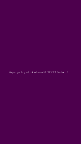 Tampilan Antarmuka Aplikasi Mayatogel Login Link Alternatif Sbobet Terbaru - 4