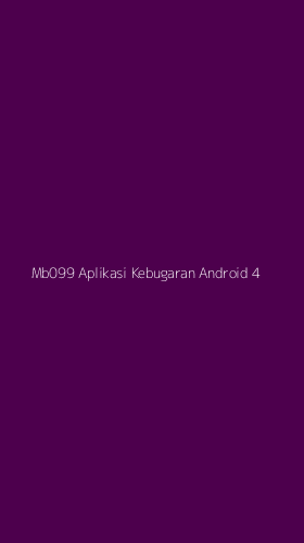 Tampilan Antarmuka Aplikasi Mb099 Aplikasi Kebugaran Android - 4