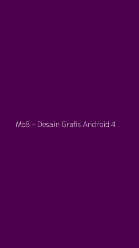 Tampilan Antarmuka Aplikasi Mb8 - Desain Grafis Android - 4