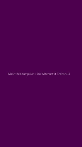 Tampilan Antarmuka Aplikasi Mbah189 Kumpulan Link Alternatif Terbaru - 4
