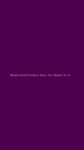 Tampilan Antarmuka Aplikasi Mbakslot4d Prediksi Bola Jitu Malam Ini - 4