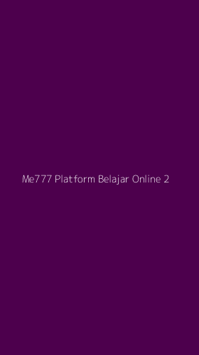 Tampilan Antarmuka Aplikasi Me777 Platform Belajar Online - 2