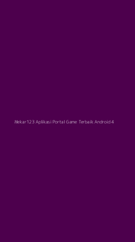 Tampilan Antarmuka Aplikasi Mekar123 Aplikasi Portal Game Terbaik Android - 4