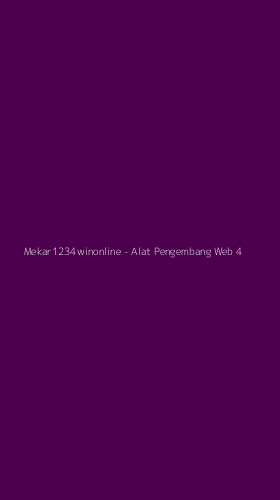 Tampilan Antarmuka Aplikasi Mekar1234winonline - 4