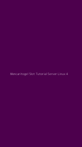 Tampilan Antarmuka Aplikasi Mencaritogel Slot Tutorial Server Linux - 4