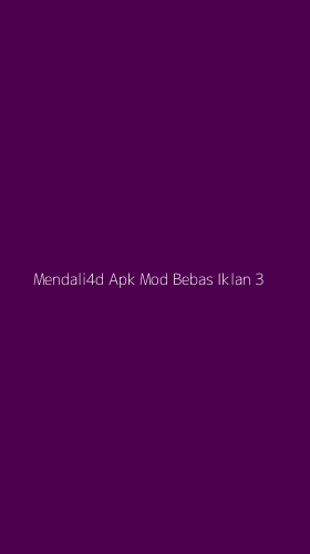 Tampilan Antarmuka Aplikasi Mendali4d Apk Mod Bebas Iklan - 3