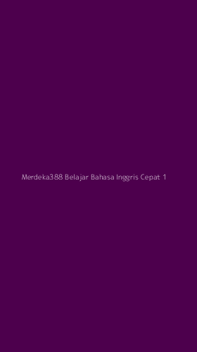 Tampilan Antarmuka Aplikasi Merdeka388 Belajar Bahasa Inggris Cepat - 1