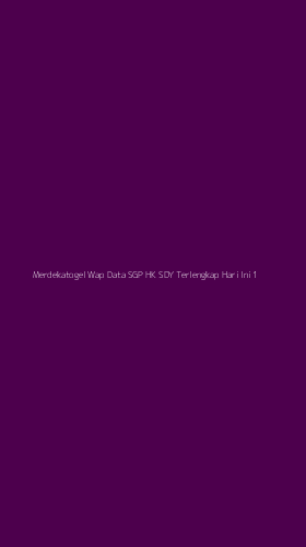 Tampilan Antarmuka Aplikasi Merdekatogel Wap Data Sgp Hk Sdy Terlengkap Hari Ini - 1