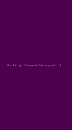 Tampilan Antarmuka Aplikasi Mesir Toto Login Daftar Member Baru Langsung Bonus - 1