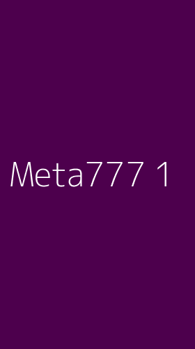 Tampilan Antarmuka Aplikasi Meta777 - 1