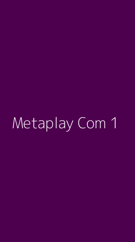 Tampilan Antarmuka Aplikasi Metaplay Com - 1