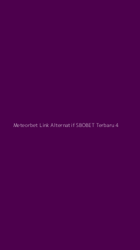 Tampilan Antarmuka Aplikasi Meteorbet Link Alternatif Sbobet Terbaru - 4
