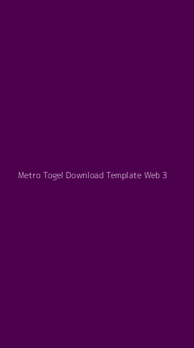 Tampilan Antarmuka Aplikasi Metro Togel Download Template Web - 3