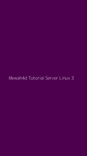 Tampilan Antarmuka Aplikasi Mewah4d Tutorial Server Linux - 3