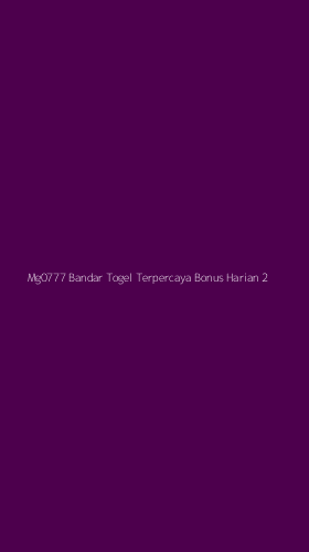 Tampilan Antarmuka Aplikasi Mg0777 Bandar Togel Terpercaya Bonus Harian - 2