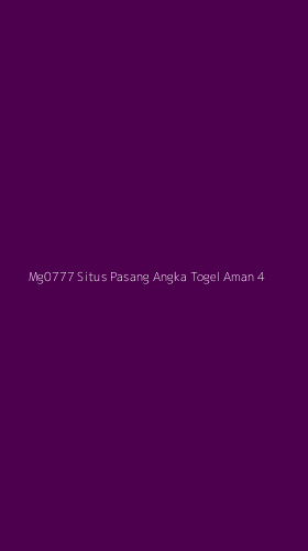 Tampilan Antarmuka Aplikasi Mg0777 Situs Pasang Angka Togel Aman - 4