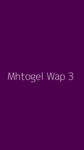 Tampilan Antarmuka Aplikasi Mhtogel Wap - 3