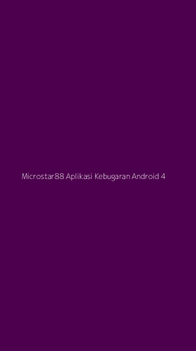 Tampilan Antarmuka Aplikasi Microstar88 Aplikasi Kebugaran Android - 4