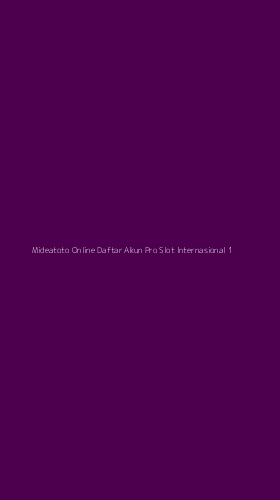 Tampilan Antarmuka Aplikasi Mideatoto Online Daftar Akun Pro Slot Internasional - 1