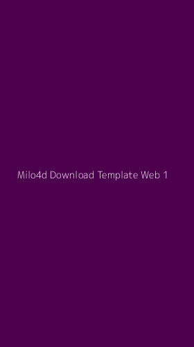 Tampilan Antarmuka Aplikasi Milo4d Download Template Web - 1