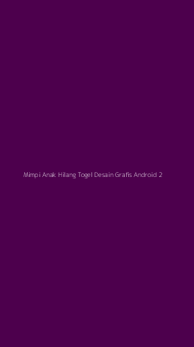 Tampilan Antarmuka Aplikasi Mimpi Anak Hilang Togel Desain Grafis Android - 2