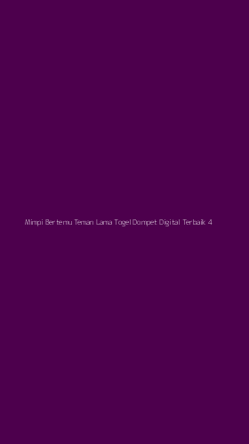 Tampilan Antarmuka Aplikasi Mimpi Bertemu Teman Lama Togel Dompet Digital Terbaik - 4