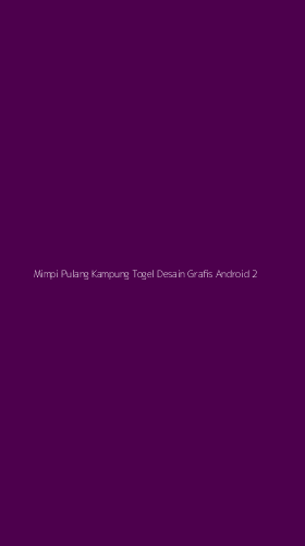 Tampilan Antarmuka Aplikasi Mimpi Pulang Kampung Togel Desain Grafis Android - 2