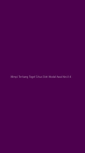 Tampilan Antarmuka Aplikasi Mimpi Terbang Togel Situs Slot Modal Awal Kecil - 4