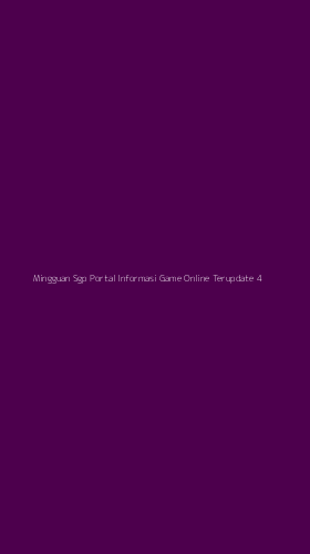 Tampilan Antarmuka Aplikasi Mingguan Sgp Portal Informasi Game Online Terupdate - 4